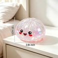 thumbnail image 2 of Glitter Dumpling Squishy Toys with Steamer, 8.5cm Large Shimmer Bao Stress Relief Fidget Toy for Desktop Decor, Novelty Gift & Party Favors, 2 of 6