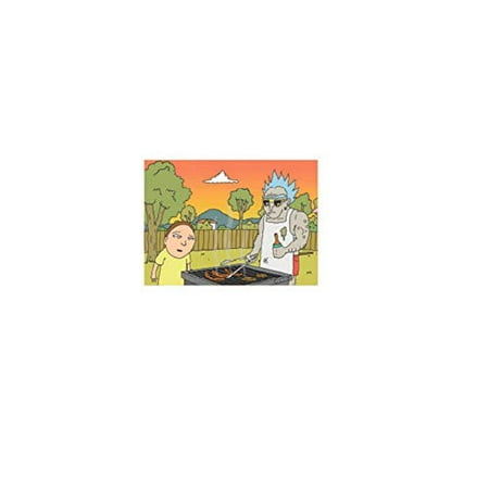 

RICK and MORTY - Licensed Original Artwork Fridge MAGNET 2.5 x 3.5