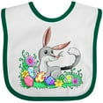 thumbnail image 3 of Inktastic Easter Bilby with Eggs and Flowers Boys or Girls Baby Bib, 3 of 4