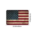 thumbnail image 2 of B Independence Day The Us Floor Mat Patriotic Flag Pattern Foot Mat for Patio Decorative Garden Rug B Polyester 23.62X15.75 Inches, 2 of 7