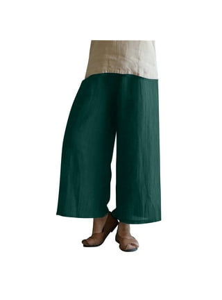 HTNBO Knitted Bell Bottom Pants for Women High Waisted Casual Elastic Waist  Long Flared Trousers