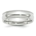 thumbnail image 3 of 14K White Gold 6mm Milgrain Comfort Fit Band Ring Size 11, 3 of 5