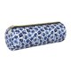 thumbnail image 1 of Disketp Blue Ink Flowers Estuche Organizador de Lápices de Cuero, Estuche de Oficina con Cremallera para Bolígrafo y Lápiz, 1 of 6
