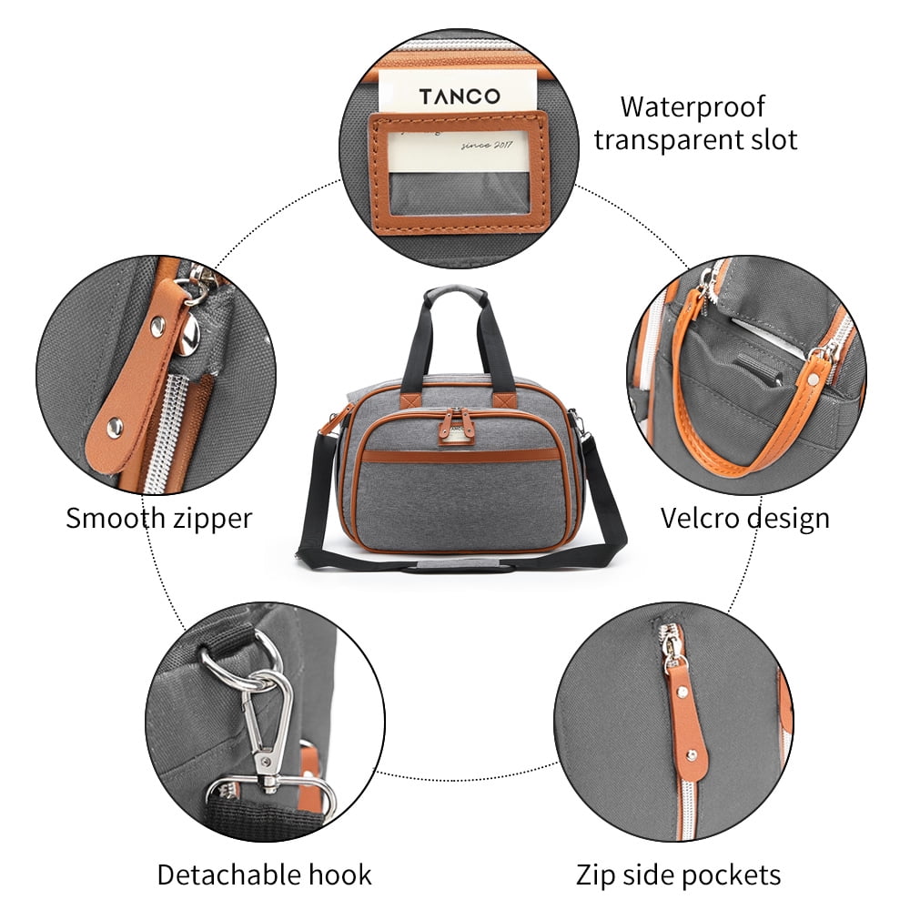 Baby Diaper Bag with Changing Station Mummy Bag Portable Detachable Folding Bed with Bassinet Bed Mat Dad Mom Travel bag