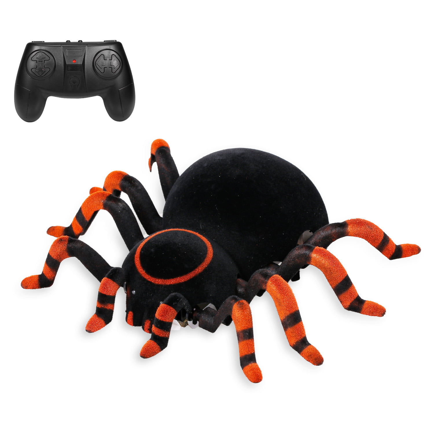 Remote Control Scary Creepy Soft Spider Infrared RC Car Tarantula Toy Prank Fun 