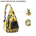 thumbnail image 4 of Butterfly Sunflower Backpack - Whimsical Floral & Insect Motifs, Compact Anti-Theft Pack, 4 of 4