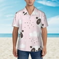 thumbnail image 5 of Uemuo Cute Panda Printed Regular Fit Short Sleeve Casual Hawaiian Shirt for Men,Aloha shirt,Tropical shirt,Floral print shirt,Vacation Beach shirt-Medium, 5 of 9