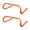 Red, variant on FUEENIRVA 2Pcs Convenient Plastic Agility Hurdles for Track Running Training and Football Drills