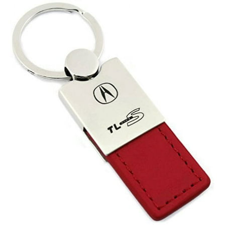 Acura TL Type S Keychain & Keyring - Duo Premium Red Leather
