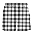 thumbnail image 3 of Maean Men's Big and Tall Sleepwear Shorts Pajama Bottom Lounge Plaid Elastic Waist Shorts with Pockets, 3 of 4