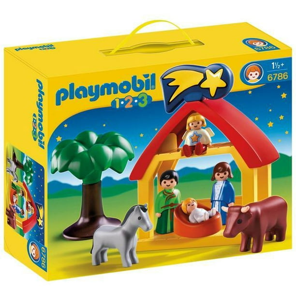Playmobil - 6786 1-2-3, Mangeoire de Noël
