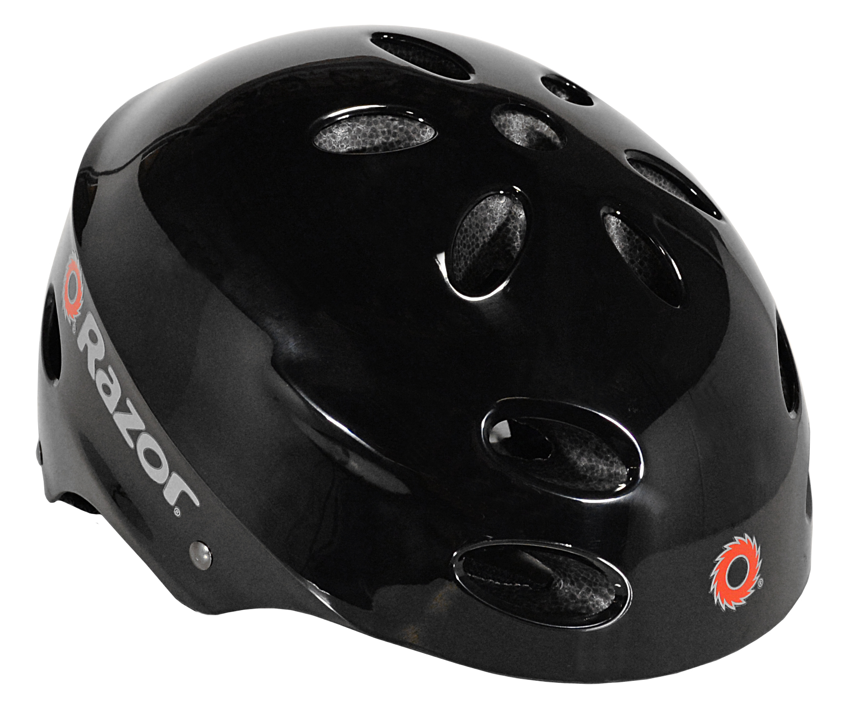 Razor V17 Multi-Sport Child's Helmet, Glossy Black - image 2 of 4