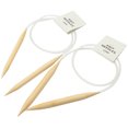 thumbnail image 1 of Coofit 2PCS Circular Knitting Needle Professional Wooden Crochet Needle Yarn Tool, 1 of 10