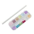 thumbnail image 4 of Xihbxyly Kit para Decoración de Uñas, 12 Brocas Blancas con Punta de Varilla, Herramientas de Fácil Aplicación, Flores Secas Naturales para Belleza, Diseño de Uñas Diy En Casa, Perfecto para Principi, 4 of 7