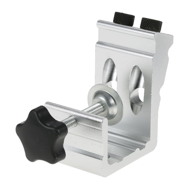Punzonadora de bolsillo Irfora Todo en uno Kit de plantilla de aluminio para agujeros de bolsillo Kit de carpintería de taladro de espiga de 15 grados Localizador de agujero oblicuo con broca escalona Irfora Punzonadora de bolsillo