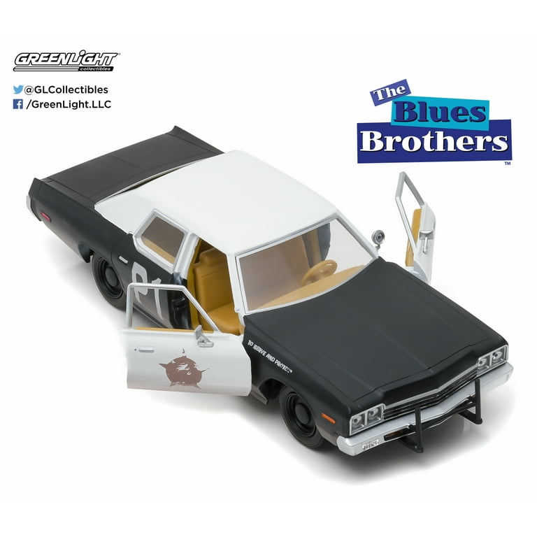 The Blues Brothers 1:18-Scale 1974 Dodge Monaco Retrofitted