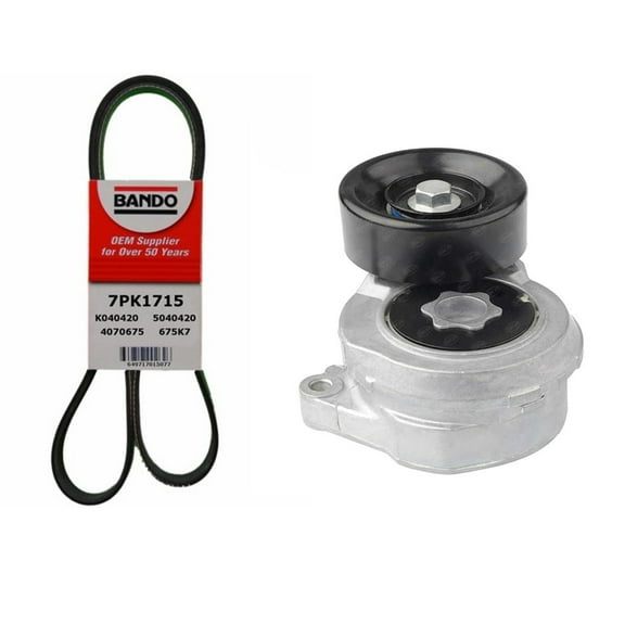 Main Engine Belt & Tensioner Fits For 2009-2014 Acura TSX 2.4L 31170-R40-A02