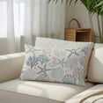 thumbnail image 3 of Aqua Teal Coastal Standard Size Pillow Cover,Pillowcase Protectors with Zipper,Breathable Decorative Throw Pillow Case Cover,Summer Beach Starfish Coral Nautical Rustic Couch Pillow Shams 20x26Inch, 3 of 8