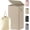 Beige, variant on Double Laundry Hamper with Lid and Removable Laundry Bags, Large Collapsible 2 Dividers Dirty Clothes Basket with Handles for Bedroom Laundry Room Closet Bathroom College, 155L Black