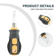 thumbnail image 4 of 1Pc Mini Screwdriver Portable Radish Head Screw Driver Bits Slotted Cross Magnetic Screwdriver Batch Head for Repairing Tools Encapsulation Handle, 4 of 9