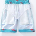 thumbnail image 3 of CCRFTGI Boys Swim Trunks Size 6-7 Beach Vacation Summer Bathing Suit Lightweight Quick Dry Hawaii Boards Shorts for Kids Swimsuit Sky Blue 4-5 Years, 3 of 5