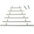 thumbnail image 3 of SAYFUT 6/8/10/12/14/16" Solid Stainless Steel Cabinet Bar Pull Handles Stainless Steel 16-inch Cabinet Bar Pull Handles 6PCS, 3 of 6