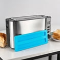 thumbnail image 4 of Black Silicone Short Toaster Cover, Heat Resistant Kitchen Appliance Protective Cover, Household Dust Lid for Toaster Protection, 4 of 5
