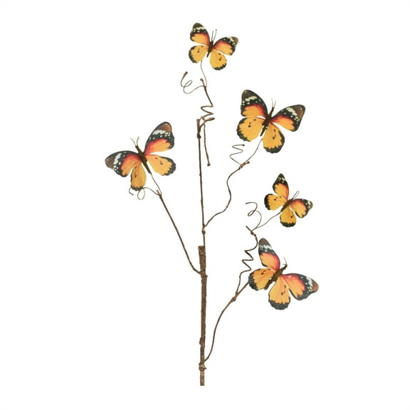 Melrose International Butterfly Spray (Set of 4) 28"H Polyester