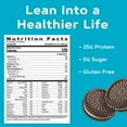 thumbnail image 5 of GNC Lean Shake 25 Protein Shake, Meal Replacement, Cookies and Cream, 25g Protein, Clinically Proven Weight Management, Ready To Drink, Zero Added Sugar, 14 oz Bottles, Pack of 12, 5 of 6