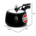thumbnail image 4 of Contura Black Aluminium Pressure Cooker 3 Liters Pack Of 2, Hard Anodized Inner Lid Cooker, Handi Cooker (CB30) | For 3 Or 4 Persons, 4 of 4
