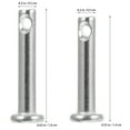 thumbnail image 2 of Shisuyan 20pcs Stainless Steel Flat Head Pin Sturdy Clevis Fastener with Single Hole, 2 of 8
