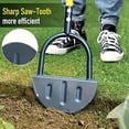 CNFJPT 1pc Professional Half Moon Edger Ergonomic Manual Lawn Step