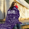 thumbnail image 3 of Gifts for Mom from Daughter, Gift for Mom from Daughter Mom Blanket, Great Mother Gifts for Mom Gifts from Daughters Mother Daughter Gift for Mom from Daughter for Mom Birthday Mama Gifts- 60x50 Inch, 3 of 6