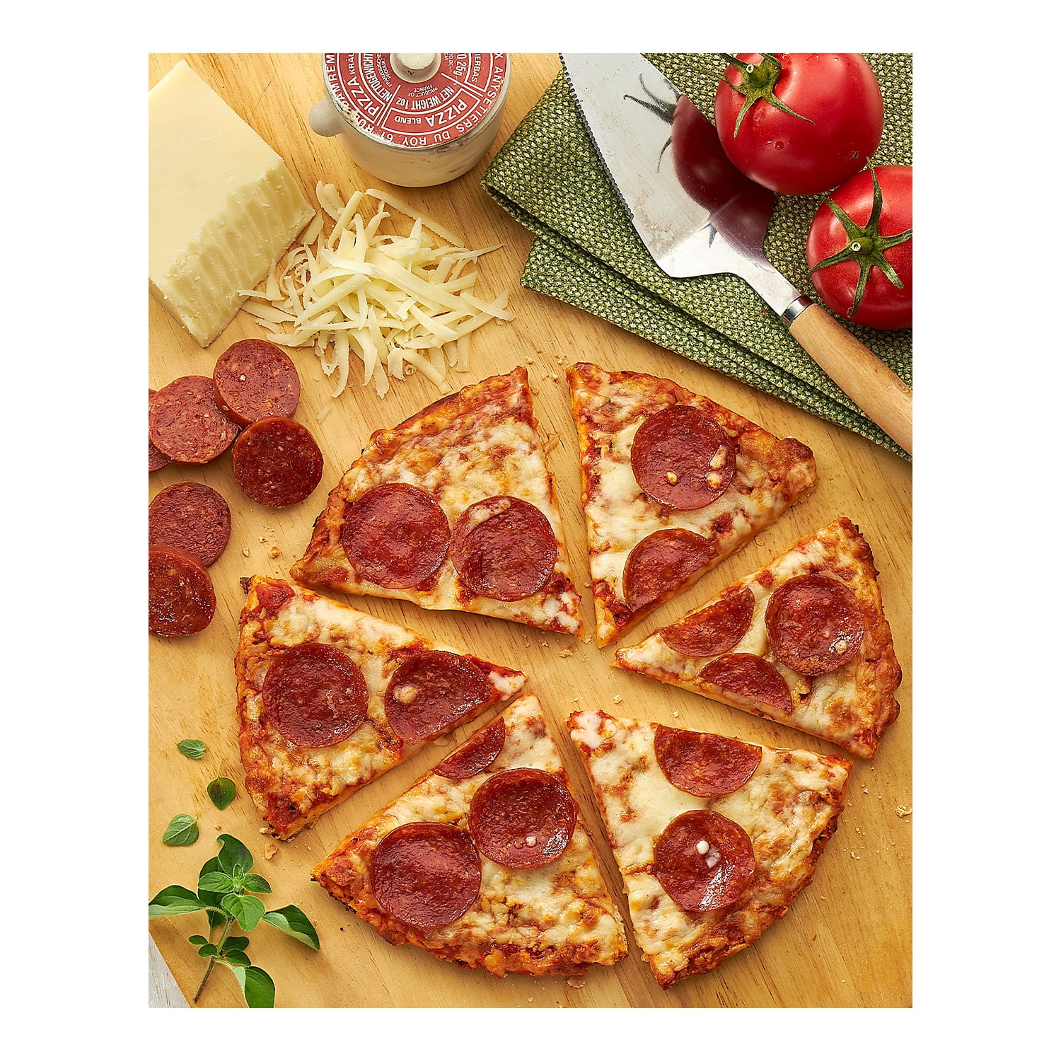 Quest Thin Crust Pizza, Pepperoni, High Protein 11.4oz (Frozen Pizza)