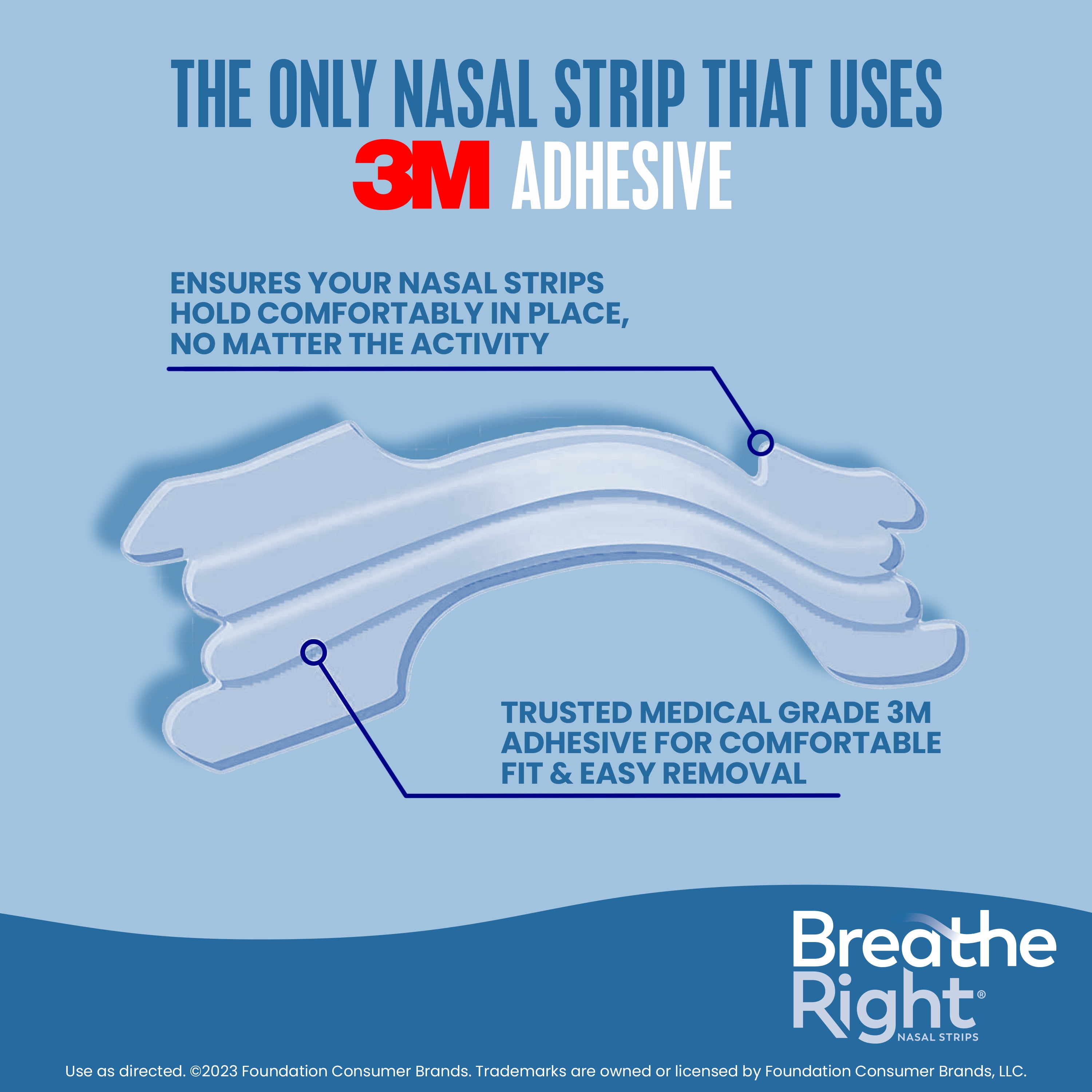 (6 pack) Breathe Right Nasal Strips, Clear for Sensitive Skin, Sleeping Disorder Relief, 30 Count