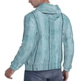 thumbnail image 6 of Naloa Turquoise Wooden1 Men's Casual Hooded Collar Drawstring Hoodies Pullover Sweatshirts Casual Long Sleeve Shirts-3X-Large, 6 of 7