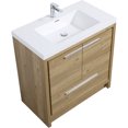 thumbnail image 5 of Alma Allier 36 inch Natual Oak Finish Vanity With White Sink, 5 of 6
