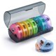 thumbnail image 1 of Pastilleros diarios grandes para pastillas/vitaminas/aceite de pescado/suplementos, pastillero sin Bpa, organizador semanal de pastillas fácil de limpiar, 7 días, 2 veces al día, dos piezas, 1 of 4