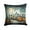 Graveyard 2216, variant on Calacas Skeletons Spooky Halloween Fabric Decorative Pillow 18 in x 18 in