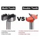 thumbnail image 5 of Woodworking Multi-tooth Forstner Drill Bit Carpenter High Carbon Steel Boring Drill Bit Self Centering Hole Saw Cutter Tool, 5 of 5