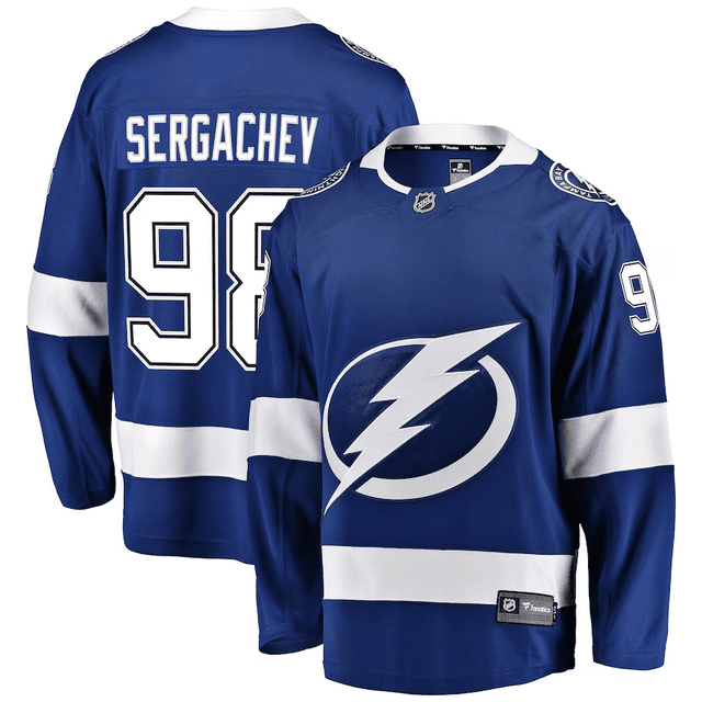 Mikhail Sergachev Tampa Bay Lightning NHL Fanatics Chandail Domicile Breakaway, Très Grand
