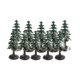 thumbnail image 4 of 10x Mini de Navidad artificial realista Micro paisaje de Navidad verde para arquitectura paisaje decoración de escritorio diseño proyectos Baoblaze miniaturas de casa de muñecas, 4 of 8