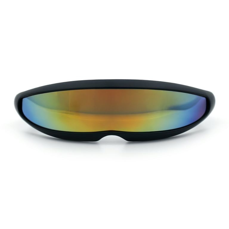 Mirror Lens Monolens Cyclops Robotic Futuristic Sunglasses  display picture 2