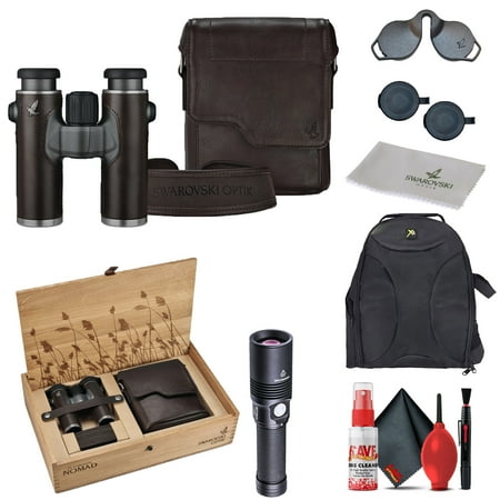 Swarovski 8x30 CL B Companion NOMAD Binocular + Padded Backpack + Flashlight + Cleaning Kit
