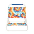 thumbnail image 3 of Mainstays Folding Beach Sand Chair, Tie Dye, 3 of 10