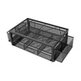 thumbnail image 3 of Stand Wriser, Organizador de escritorio de la computadora portátil de soporte de computadora con cajón y soporte para bolígrafo para el hogar, Negro, 3 of 8