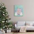 thumbnail image 2 of Stupell Industries Vintage Pastel Holiday Reindeer Graphic Art Gallery Wrapped Canvas Print Wall Art, Design by Melissa Wang, 2 of 7