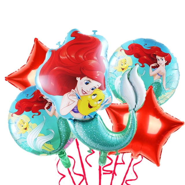 Mylar Balloons Ariels Oceans Beautys Anime 5 unidades/lote Party Sun