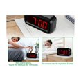thumbnail image 3 of (rouge) Horloge Numrique, Mode Nuit Automatique, 3 Niveaux De Luminosit Led, Aliment Par Batterie, 12/24 Heures, Rveil Pour Enfants, Personnes Ges, 3 of 5