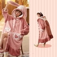 thumbnail image 6 of Coral Velvet Nightdress Women's Spring,, 6 of 7